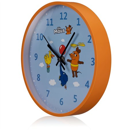 DieMaus orologio parete p. bamb. topo, elefante e papera