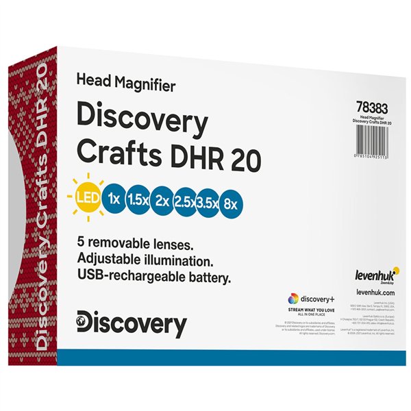 Discovery Crafts DHR 20 lente d'ingrandimento frontale ricar.
