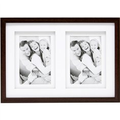 Deknudt S65KQ2           2x13x18 legno Galerie braun Passepartout