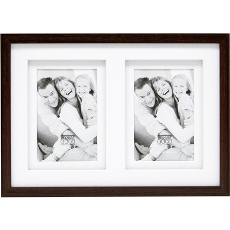 Deknudt S65KQ2           2x13x18 legno Galerie braun Passepartout