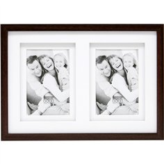 Deknudt S65KQ2           2x15x20 legno Galerie braun Passepartout