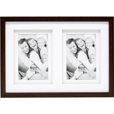 Deknudt S65KQ2           2x15x20 legno Galerie braun Passepartout