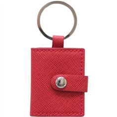 Deknudt Portachiavi rosso 3,5x4,5 similpelle S59NS4