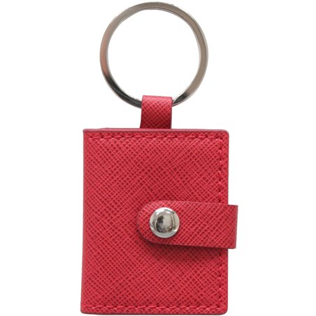 Deknudt Portachiavi rosso 3,5x4,5 similpelle S59NS4