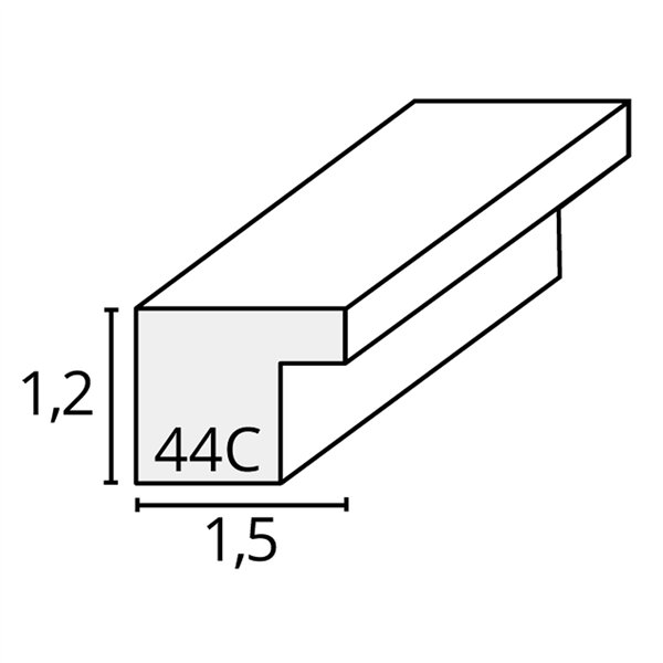 Deknudt S44CD1             40x50 legno argento