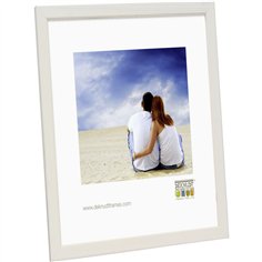 Deknudt S41JL1 DIN A4    21x29,7 legno bianco, modanatura stretta