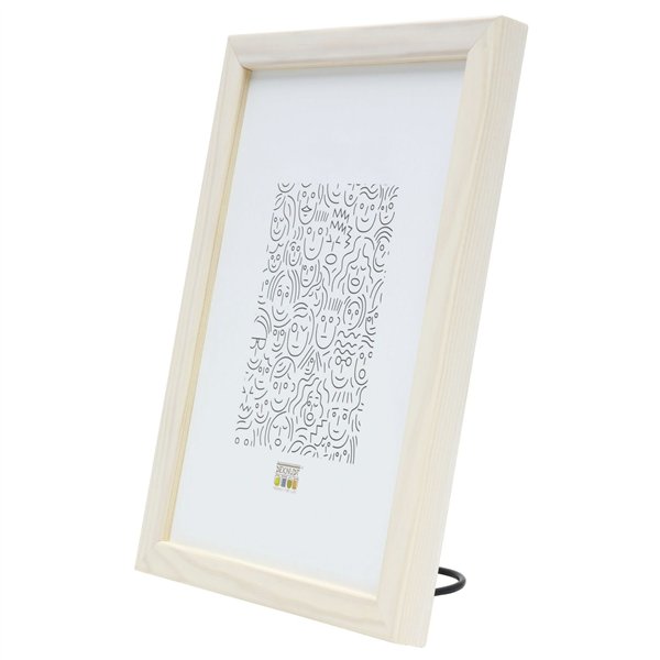 Deknudt S41JL1 DIN A4    21x29,7 legno bianco, modanatura stretta