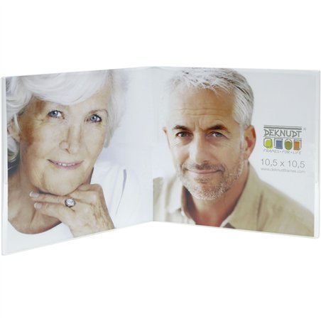 Deknudt S58RL2       2x10,5x10,5 plastica trasparente plexi