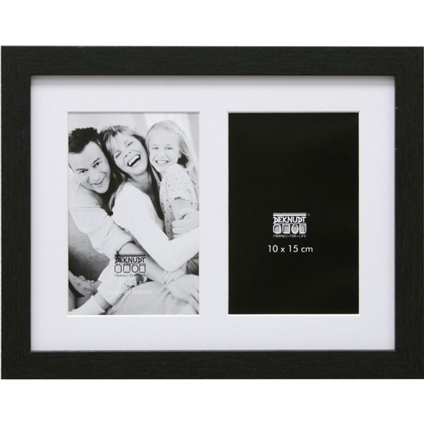 Deknudt S66KA2 Galerie   2x10x15 legno nero con Passepartout