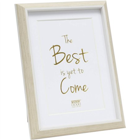 Deknudt S46WG3 P1 plastica 18x24 chiaro natur.,bordo bian.Passep.