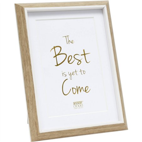 Deknudt S46WG4 P1 plastica 18x24 natur. bordo bianco, passepart.