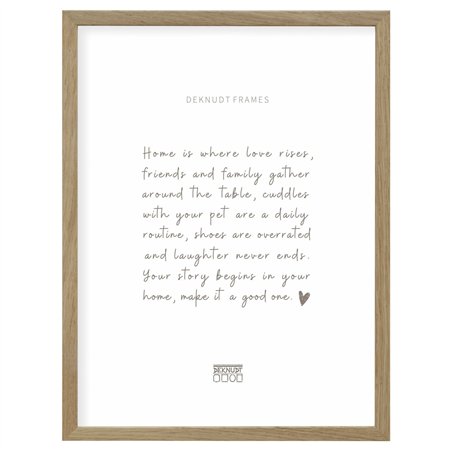 Deknudt S47CJ1    DIN A4 21x29,7 cornice quercia massicc.