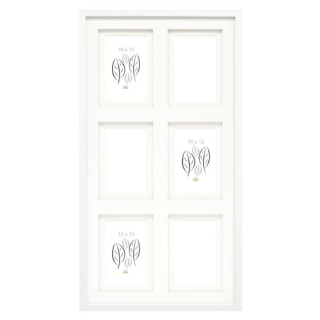 Deknudt S65KK1 bianco 6x10x15 legno cornice m.doppio passepar.