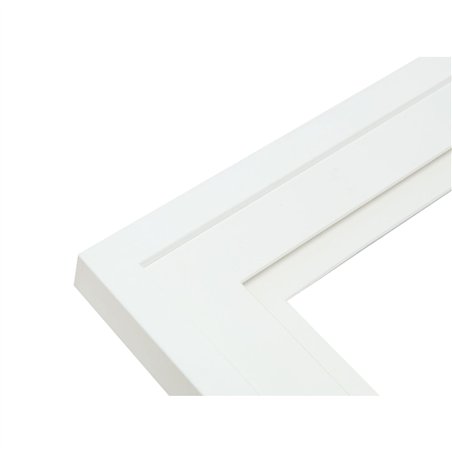 Deknudt S65KK1 bianco 6x10x15 legno cornice m.doppio passepar.