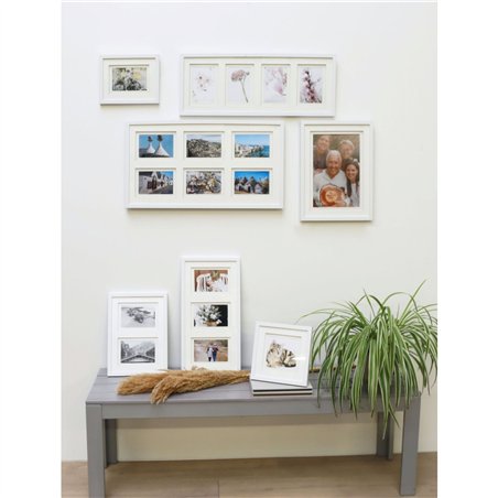 Deknudt S65KK1 bianco 6x10x15 legno cornice m.doppio passepar.