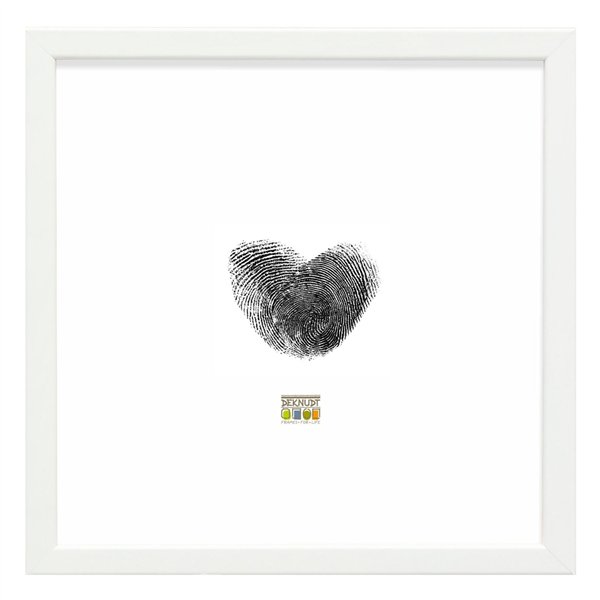 Deknudt S41JK1             30x30 legno bianco, modanatura stretta