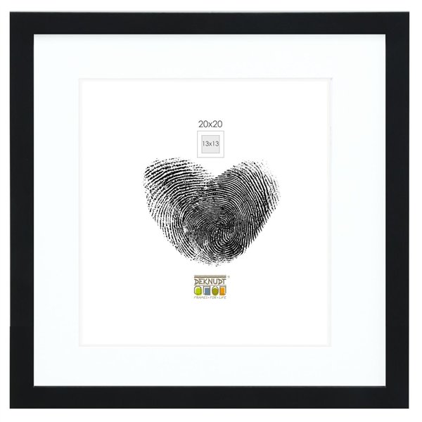 Deknudt S66KF2 P1          20x20 legno nero con passepartout