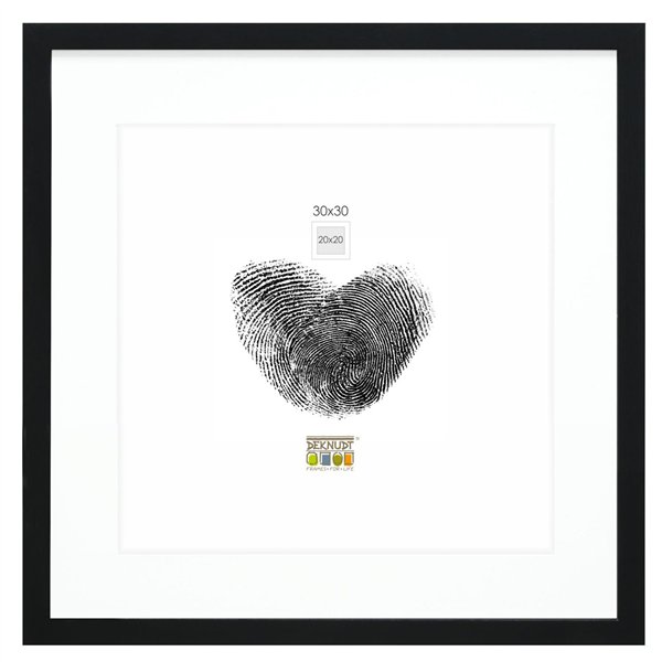 Deknudt S66KF2 P1          30x30 legno nero con passepartout