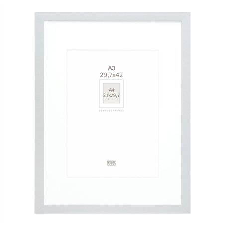 Deknudt S66KD1 P1 DIN A3 29,7x42 legno argento con passepartout