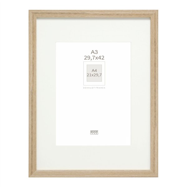 Deknudt S66KH1 P1 DIN A3 29,7x42 legno color quercia con passep.