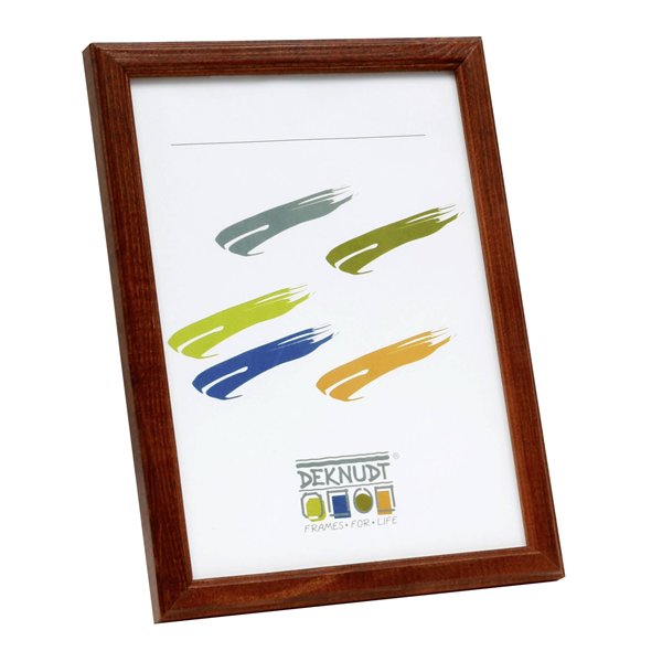 Deknudt S236H3             13x18 cornice in legno in marr. scuro