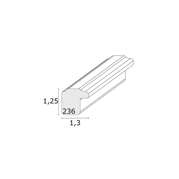 Deknudt S236K1             13x18 cornice in legno in bianco
