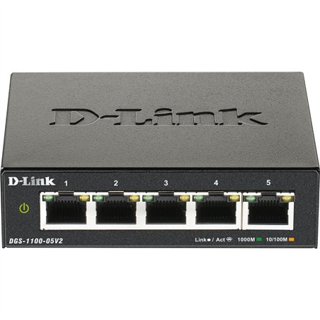 D-Link DGS-1100-05V2/E 5-Port Layer2 Gigabit Smart ne.
