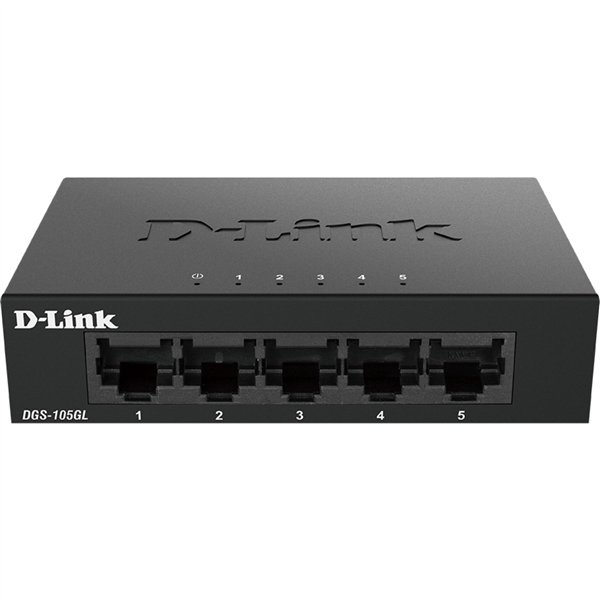 D-Link DGS-105GL/E 5-Port Layer2 Gb Light ne. senza IGMP