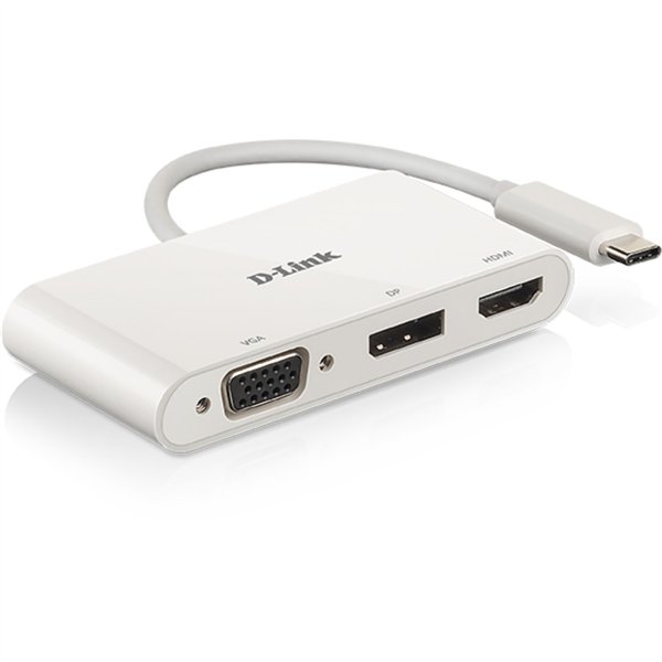 D-Link DUB-V310 USB-C 3-Port Video Adapter
