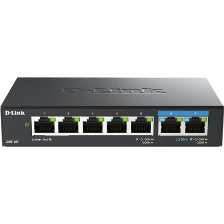 D-Link DMS-107/E Multi-Gigabit Unmanaged Switch