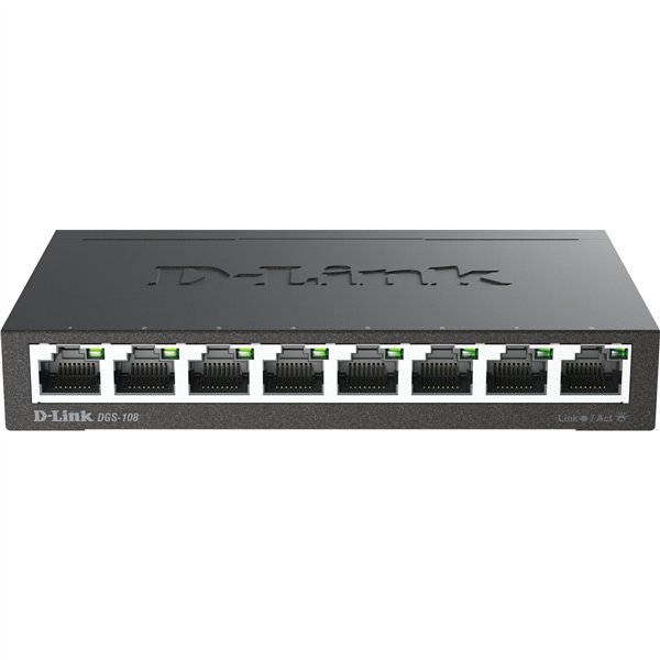 D-Link DGS-108/E 8-Port unmanaged Gigabit Switch