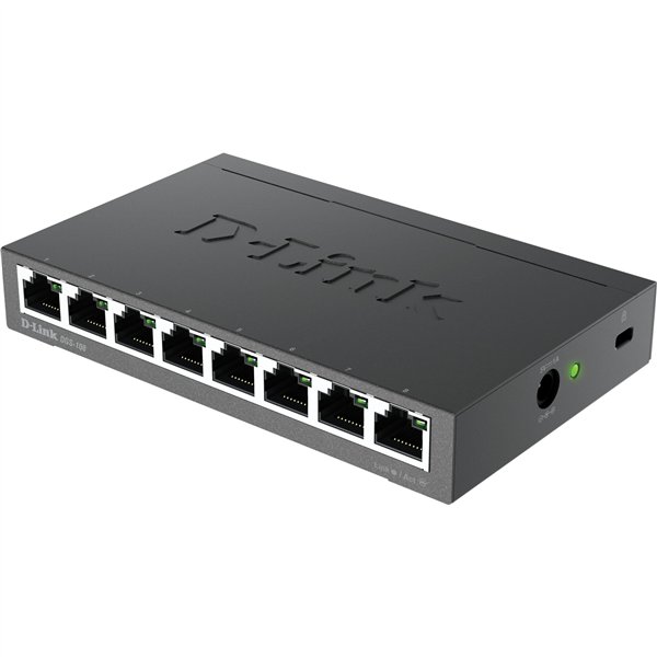 D-Link DGS-108/E 8-Port unmanaged Gigabit Switch