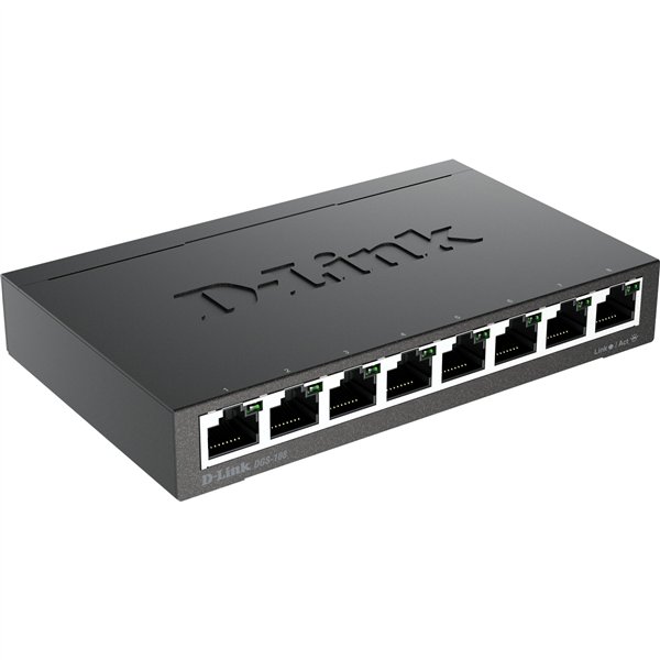 D-Link DGS-108/E 8-Port unmanaged Gigabit Switch
