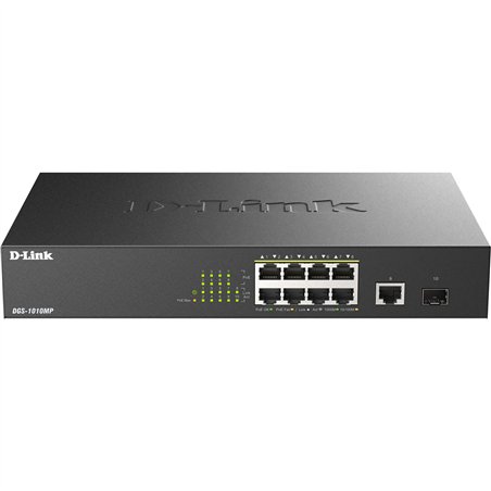 D-Link DGS-1010MP/E 10Port Layer2 PoE+ GigabitSwitch