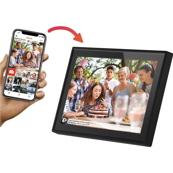 Denver Frameo PFF-1021 nero 25,4cm (10,1 ) 16GB