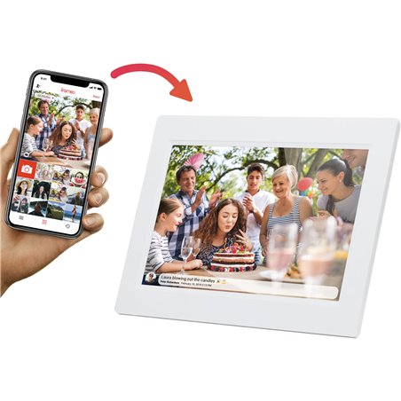 Denver Frameo PFF-1015 bianco 25,4cm (10,1 ) 16GB