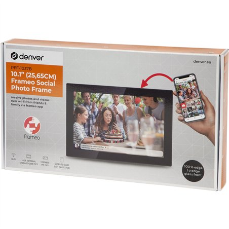 Denver Frameo PFF-1037 nero 25,4cm (10,1 ) 16GB