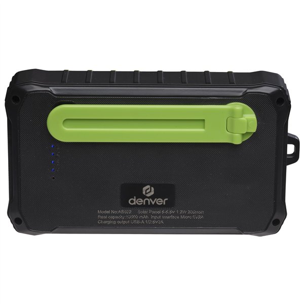 Denver Powerbank Solar PSO-10012 10000mAh +  Hand Crank Dynamo
