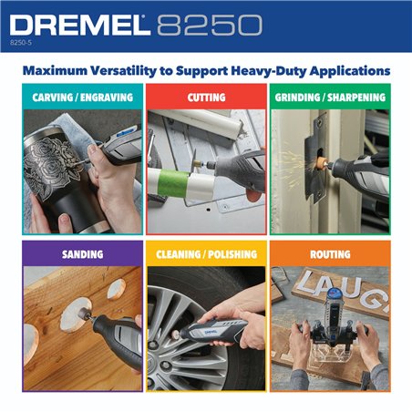 Dremel 8250 2.0 Ah 12V Li-Ion 5 pz. accessorio