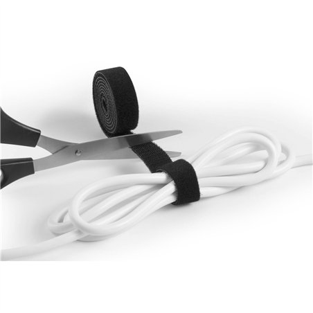 Durable fascetta in velcro  20mm GRIP 20 nero lunghezza 1m 503201