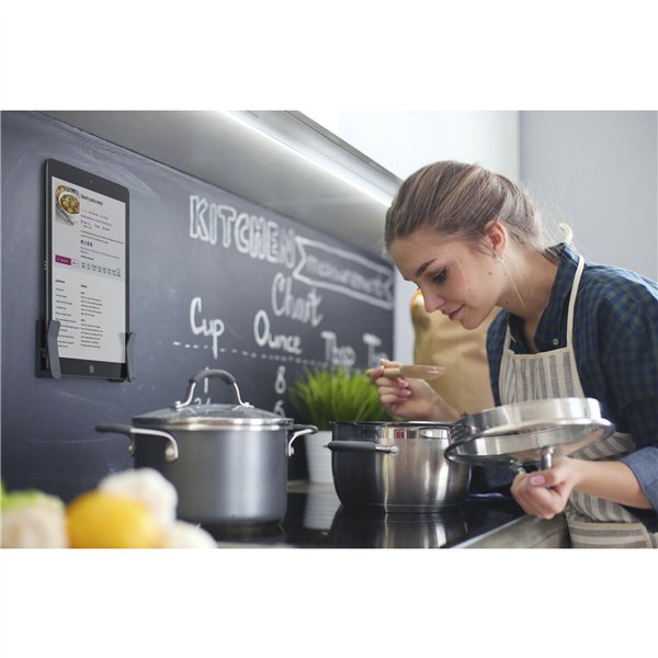 Durable Tablet supp. murale VISIOCLIP, antracite 893958