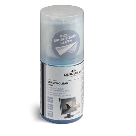 Durable SCREENCLEAN SPRAY 200ml set pulizia schermo      582300
