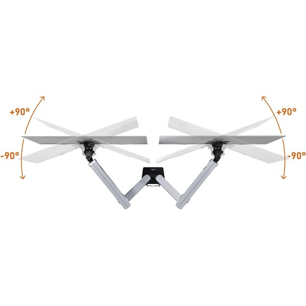 Durable supporto monitor Select PLUS bra.p. 2 monitor, TB 509723