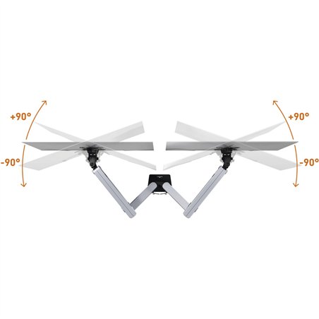 Durable supporto monitor Select PLUS bra.p. 2 monitor, TB 509723