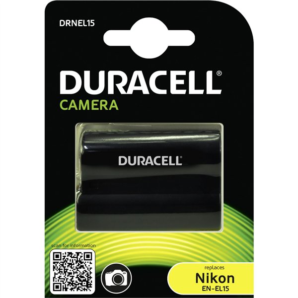 Duracell Li-Ion batt. 1600 mAh per Nikon EN-EL15