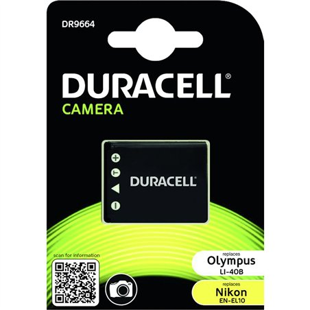 Duracell Li-Ion 700 mah per Olympus Li-40B Nikon EN-EL10