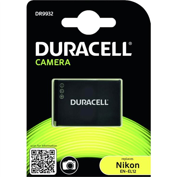 Duracell Li-Ion batt. 1000 mAh per Nikon EN-EL12