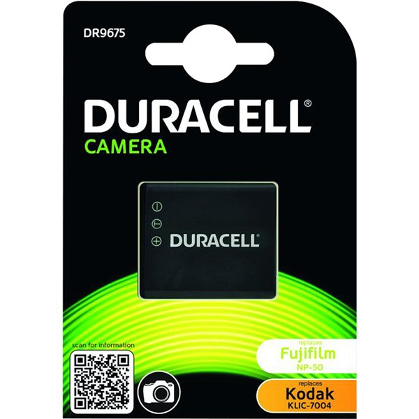 Duracell Li-Ion batt. 770 mAh per Fujifilm NP-50 Pentax D-LI68