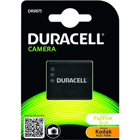 Duracell Li-Ion batt. 770 mAh per Fujifilm NP-50 Pentax D-LI68