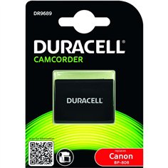 Duracell Li-Ion batt. 890 mAh per Canon BP-808